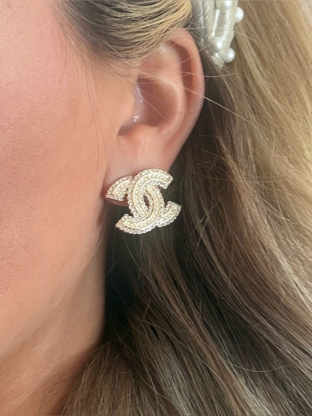 New large Chanel earrings